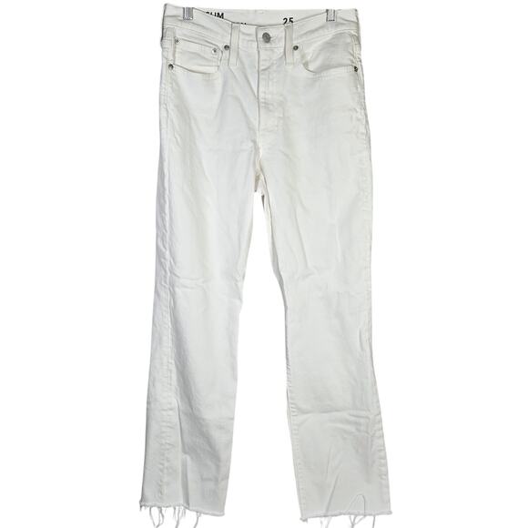 J. Crew Slim boyfriend jean in white 25 BF533 - Picture 1 of 11